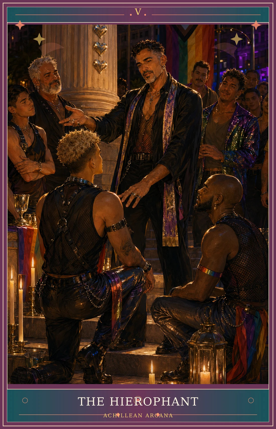 The Hierophant card for Achillean Arcana