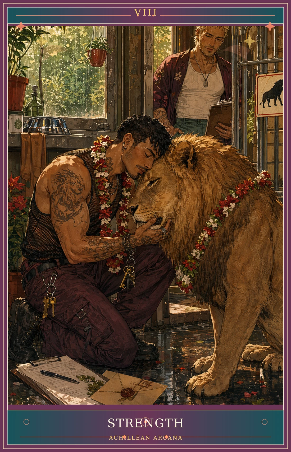 Strength card for Achillean Arcana