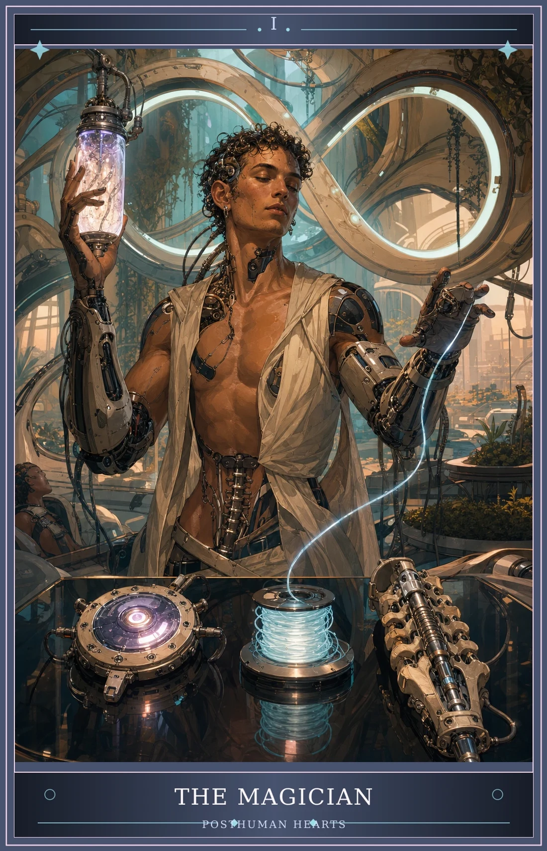 The Magician card for Posthuman Hearts