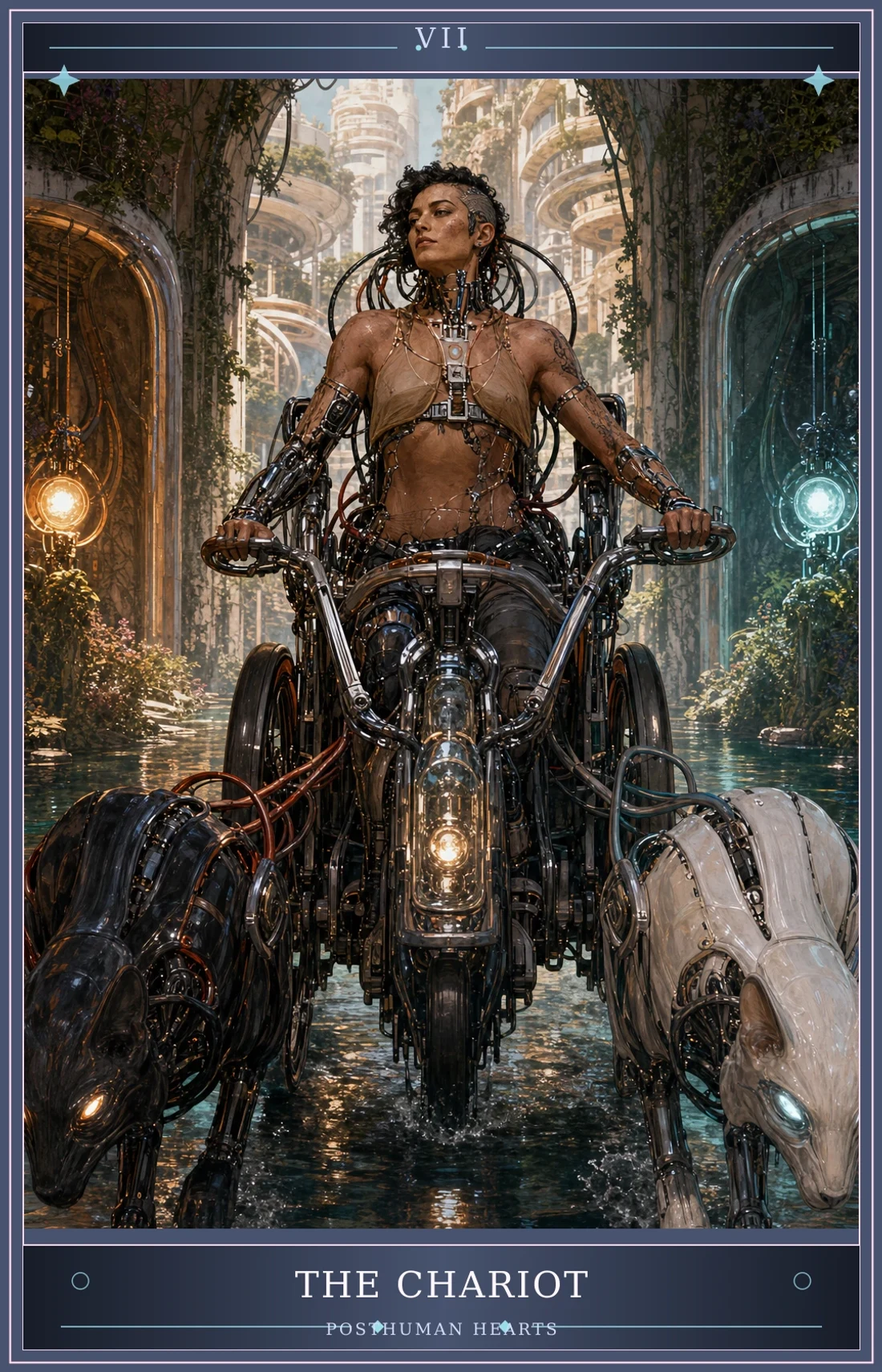 The Chariot card for Posthuman Hearts