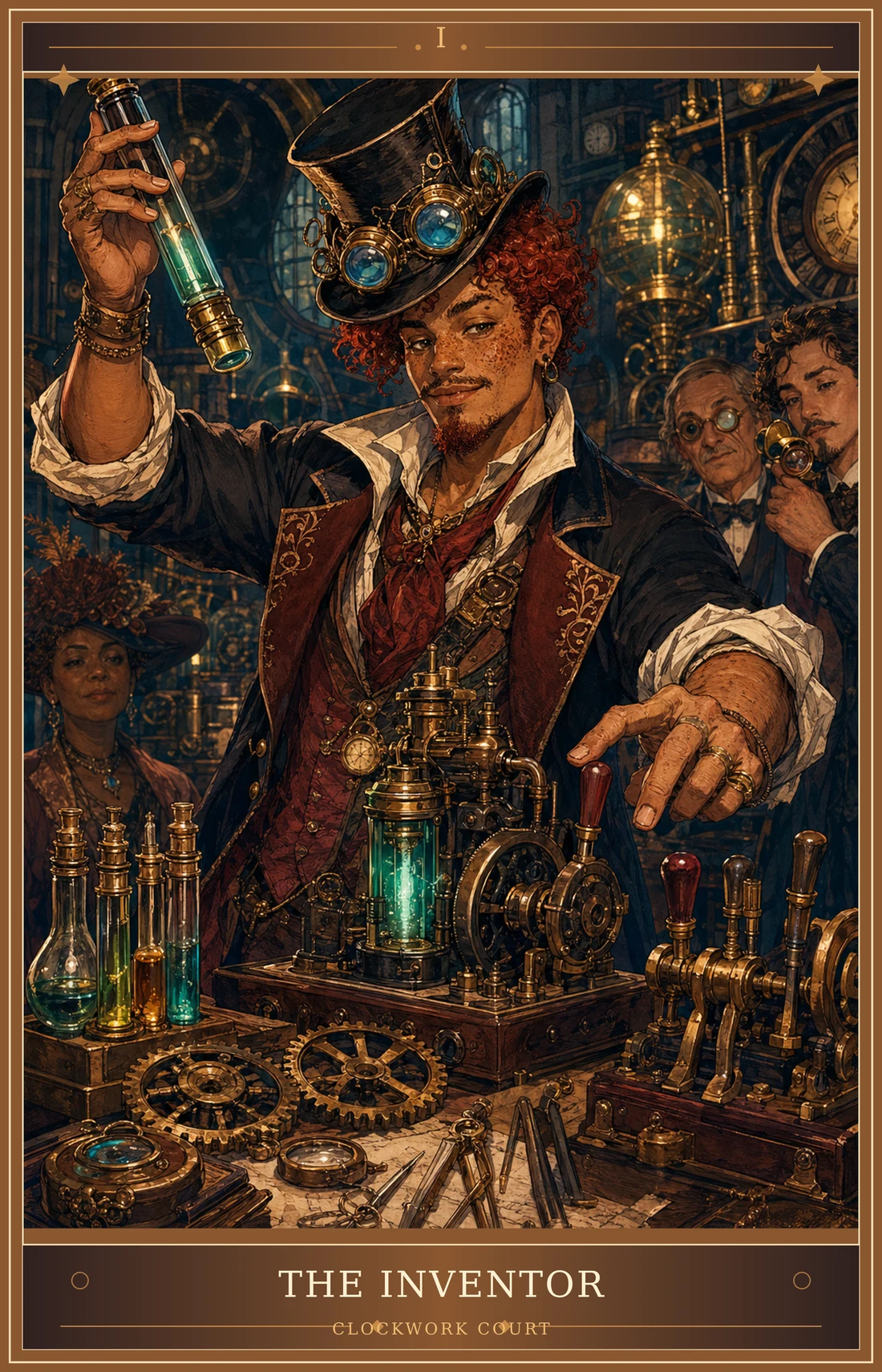 The Magician card for Clockwork Court