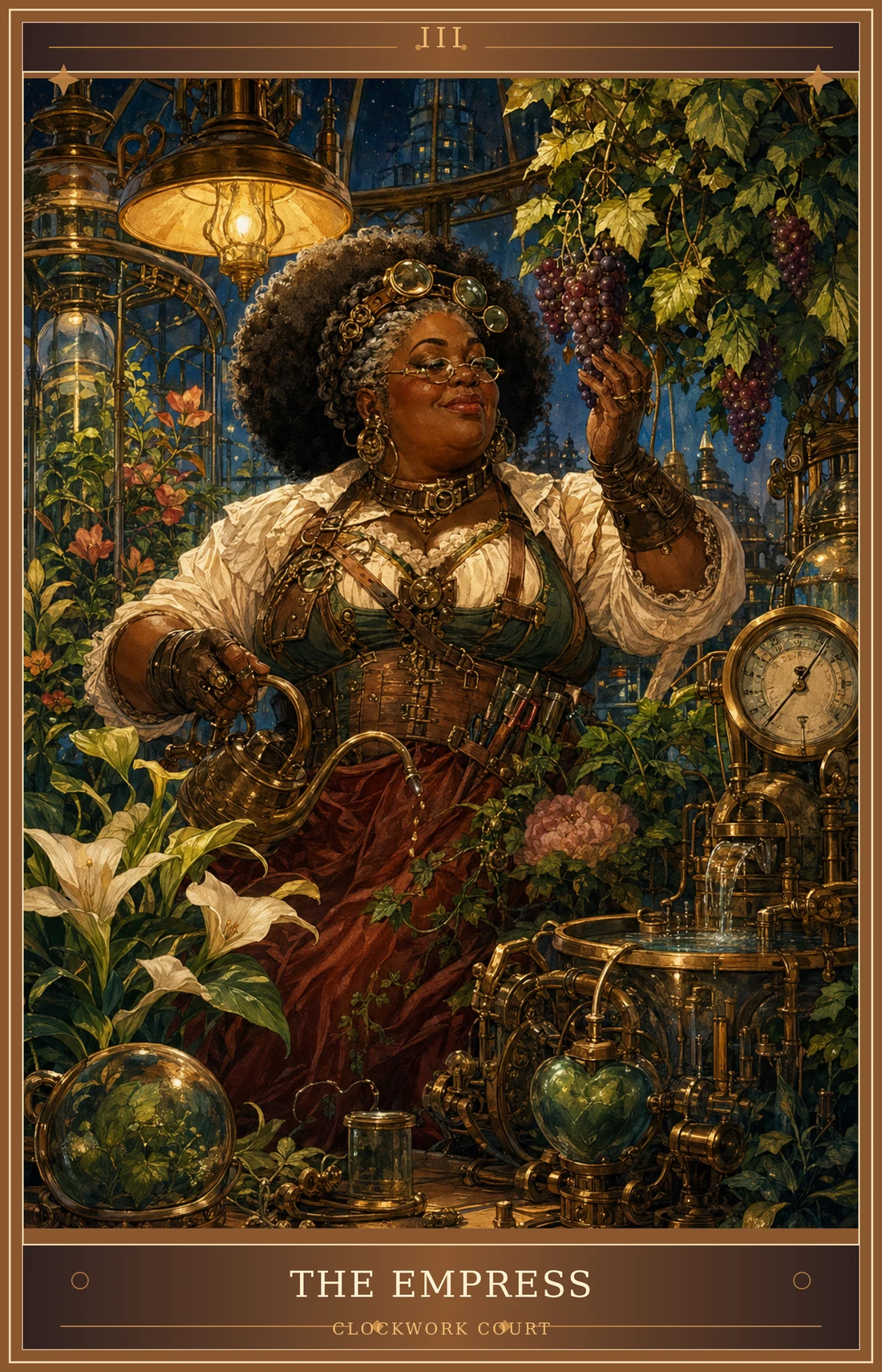 The Empress card for Clockwork Court