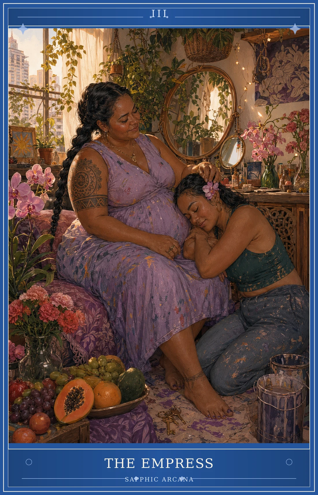 The Empress card for Sapphic Arcana