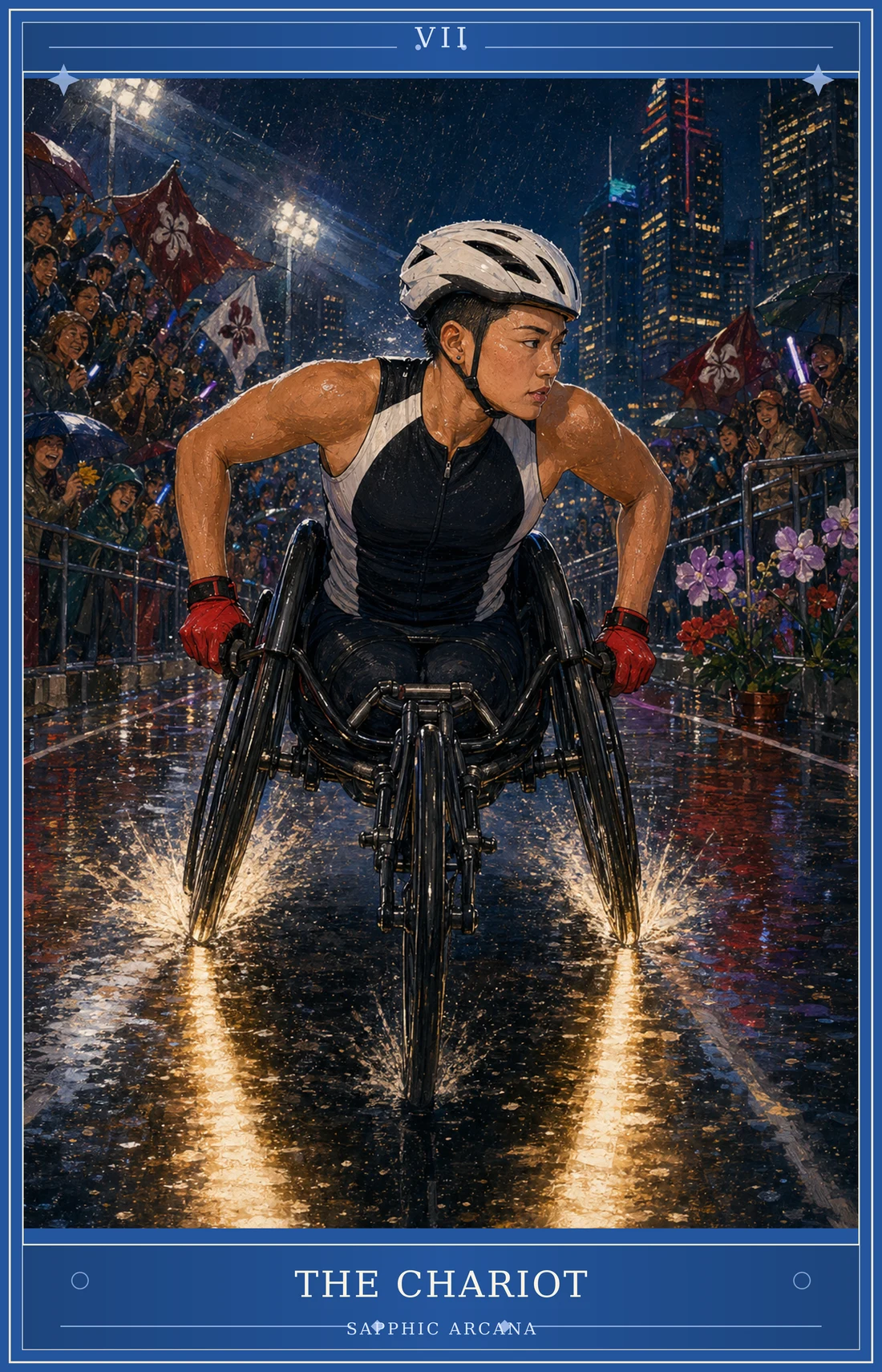 The Chariot card for Sapphic Arcana