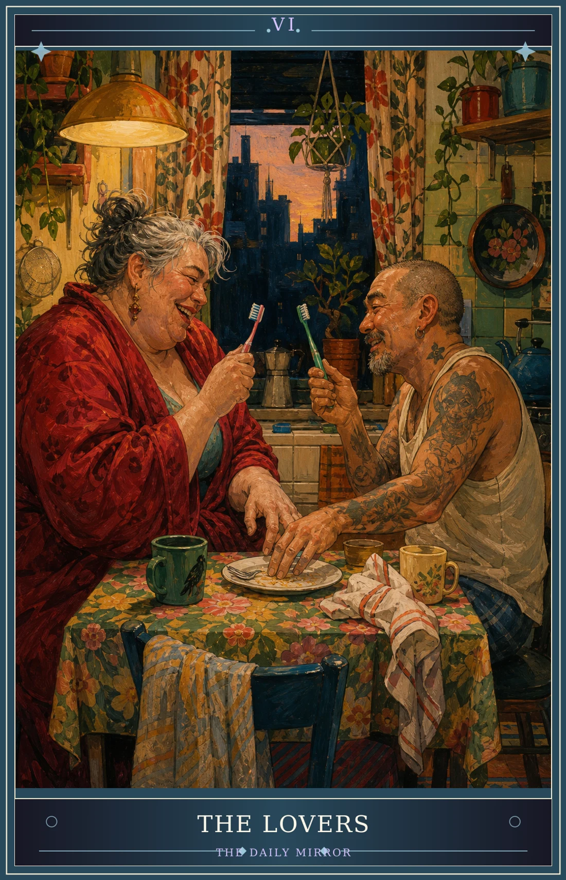 The Lovers card for The Daily Mirror