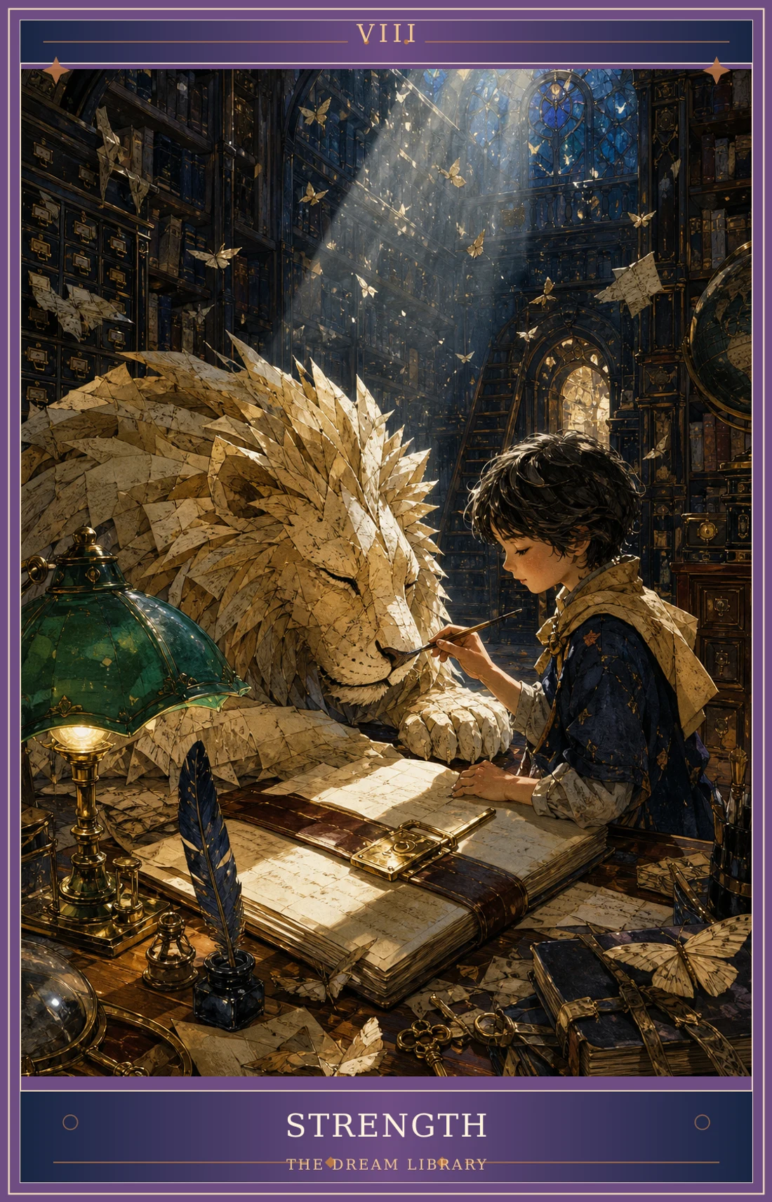 Strength card for The Dream Library