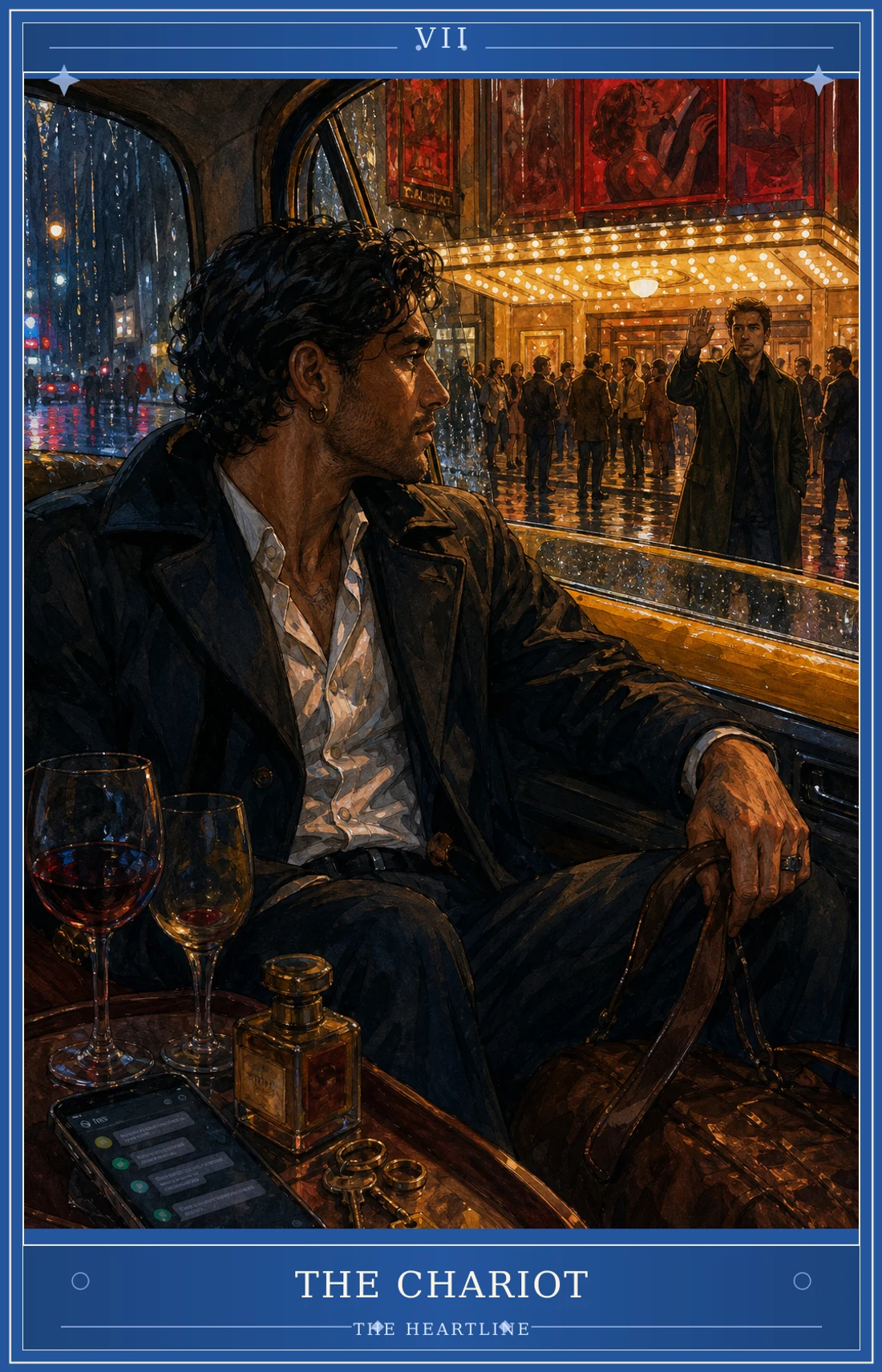 The Chariot card for The Heartline