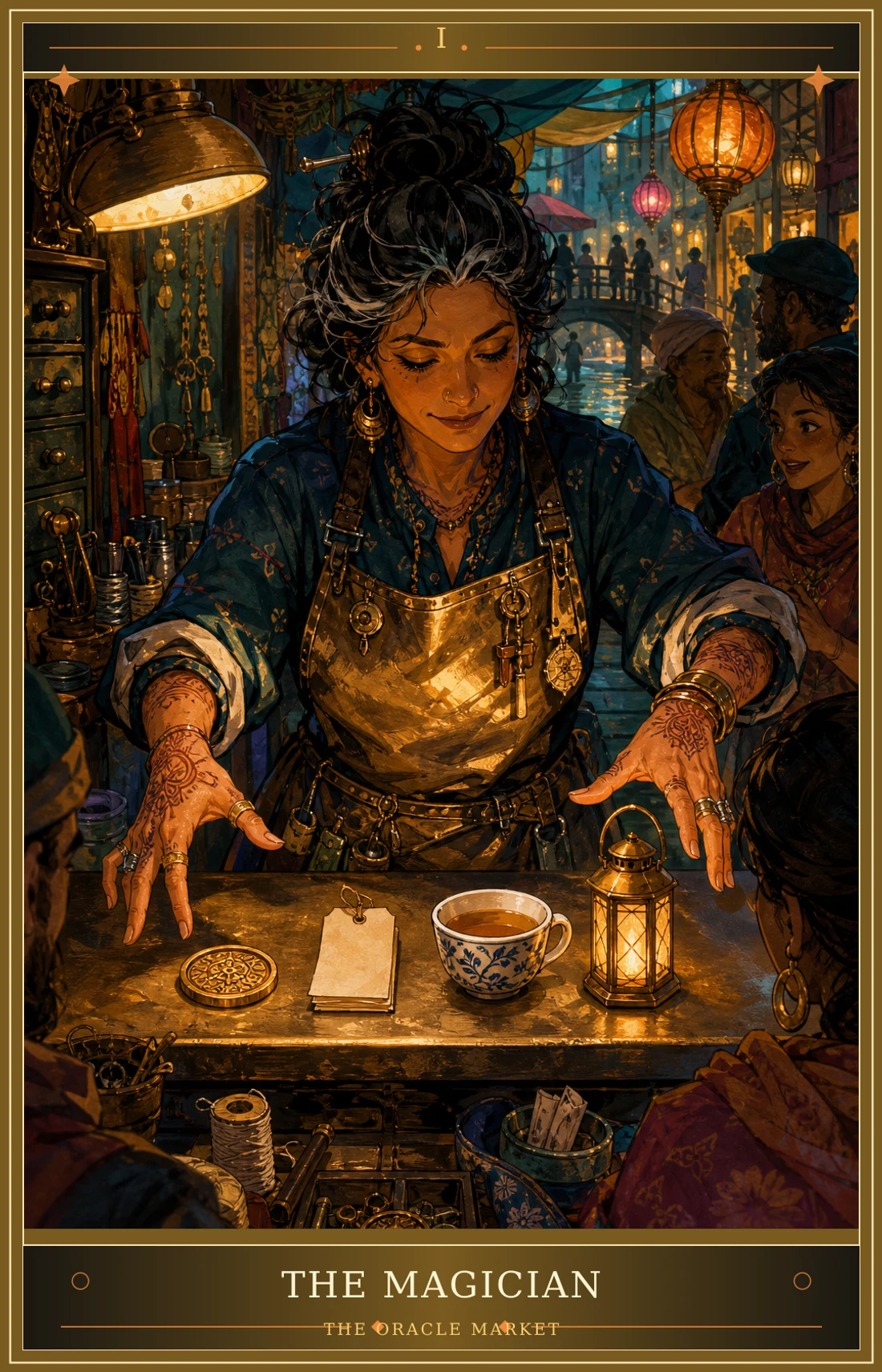 The Magician card for The Oracle Market