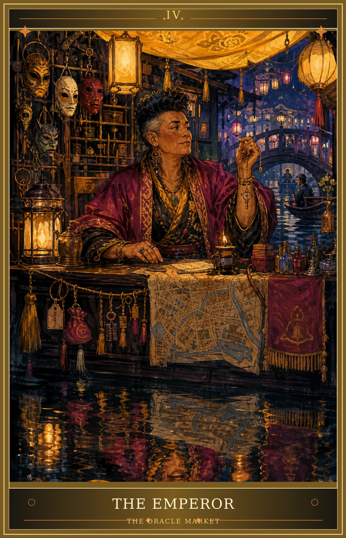 The Emperor card for The Oracle Market