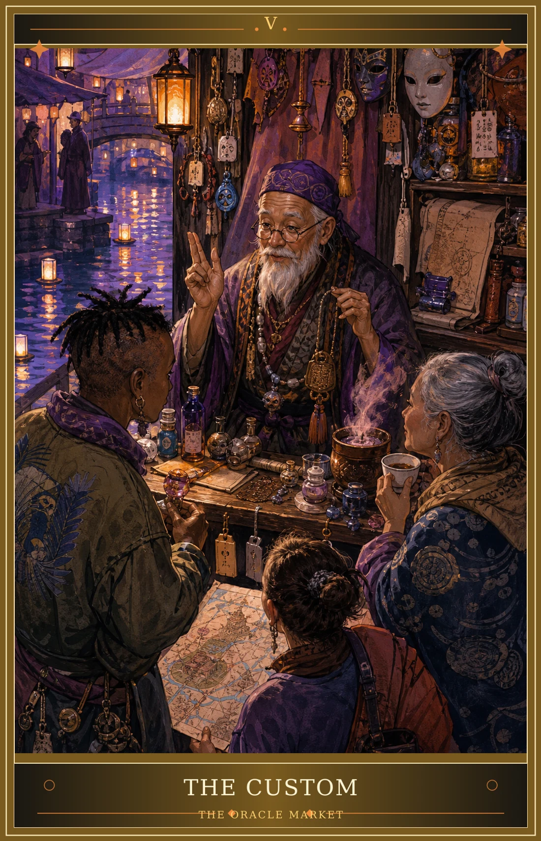 The Custom card for The Oracle Market