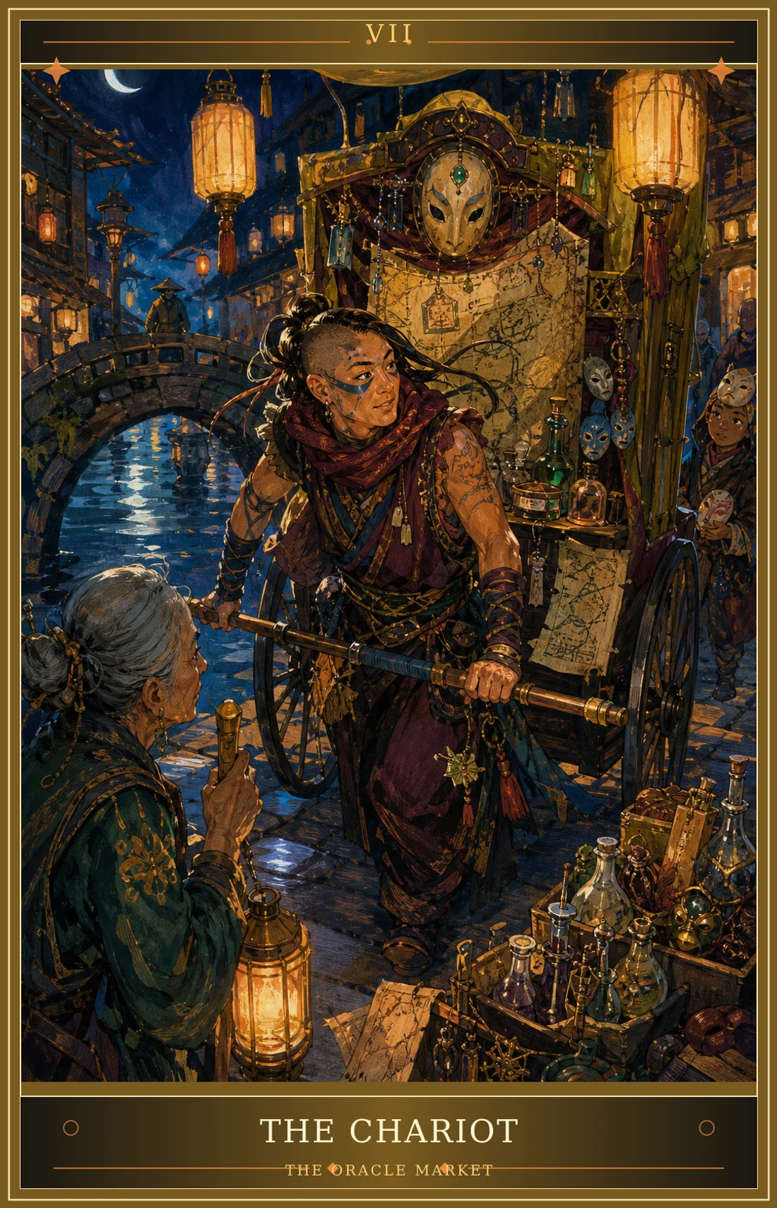 The Chariot card for The Oracle Market