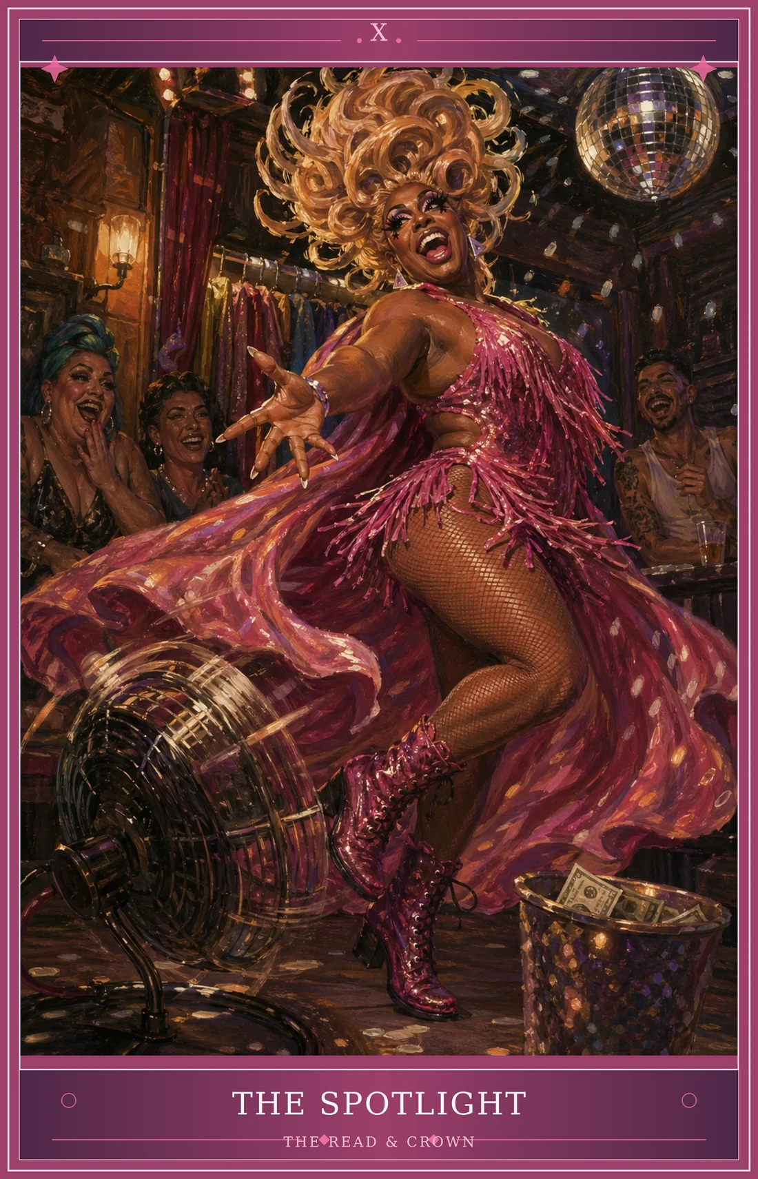The Read & Crown deck art